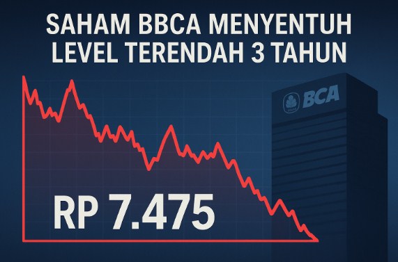 Saham BBCA Menyentuh Level Terendah 3 Tahun: Apa Penyebab & Prospeknya
