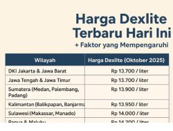 Daftar Harga Dexlite Terbaru Hari Ini dan Faktor yang Mempengaruhi