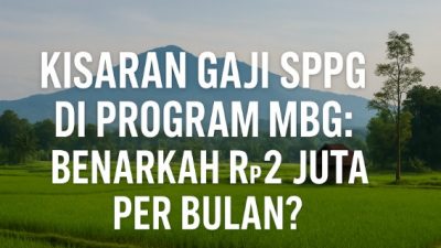Kisaran Gaji SPPG di Program MBG: Benarkah Rp 2 Juta Per Bulan