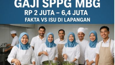 Gaji SPPG MBG Rp 2 Juta – 6,4 Juta: Fakta vs Isu di Lapangan