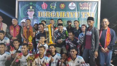 Dandim 0822 Bondowoso Tutup Dandim Cup I 2025, Bimantara Raih Juara Gobak Sodor