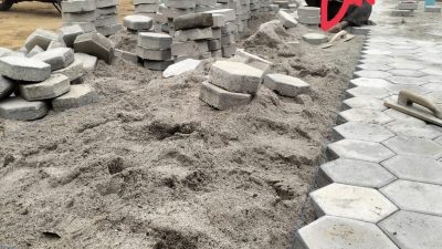 Pekerjaan Vaping Block di Muara Tenang Diduga Tidak Sesuai Spesifikasi Teknis