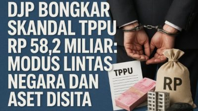 DJP Bongkar Skandal TPPU Rp 58,2 Miliar, Modus Lintas Negara dan Aset Disita