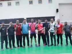Dishub Padang Sabet Juara 1 Badminton pada HUT KORPRI ke-54
