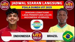 Brasil U-17 Hajar Indonesia U-17 4-0, Peluang Garuda Muda Tipis ke 32 Besar