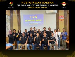 Sensei Rommy Resmi Pimpin FKTI Korda Jawa Timur 2025–2029, Usung 9 Program Percepatan Organisasi