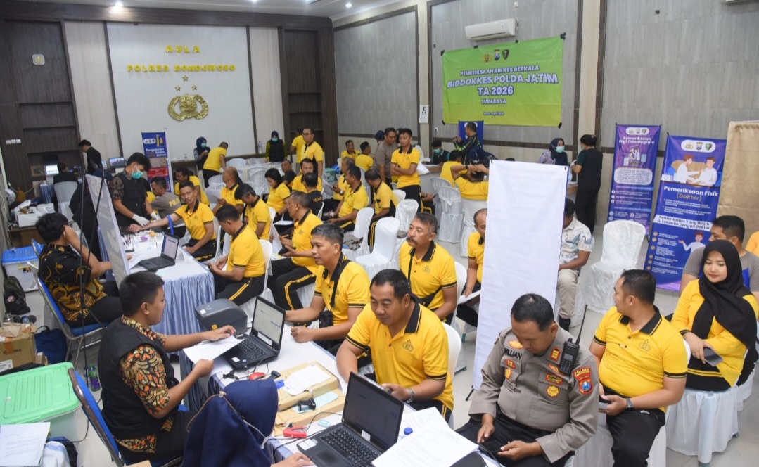Biddokkes Polda Jatim Turun Langsung, Rikes Berkala Perkuat Kesiapan Personel Polres Bondowoso