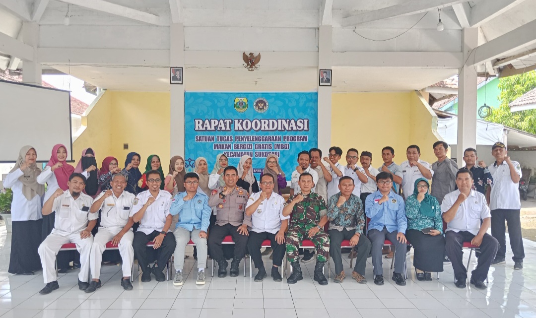 Rapat Koordinasi Satgas MBG Kecamatan Sukosari, Perkuat Komitmen Bersama Sukseskan Program Presiden RI
