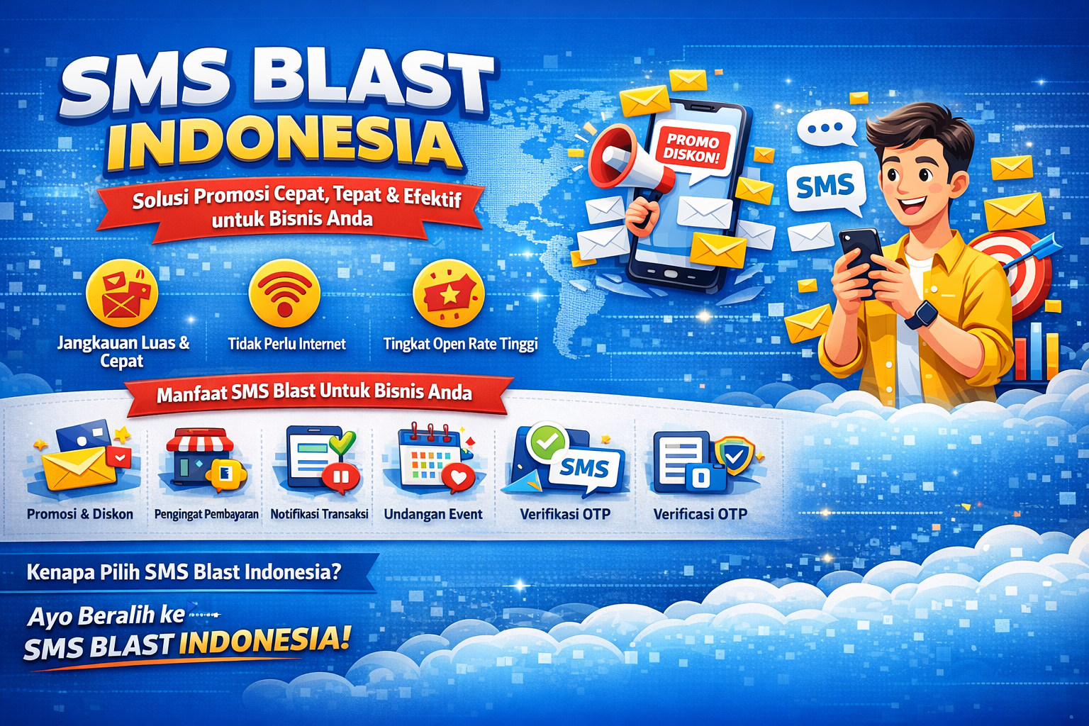 SMS Blast Indonesia: Solusi Promosi Cepat, Tepat, dan Efektif untuk Bisnis Anda