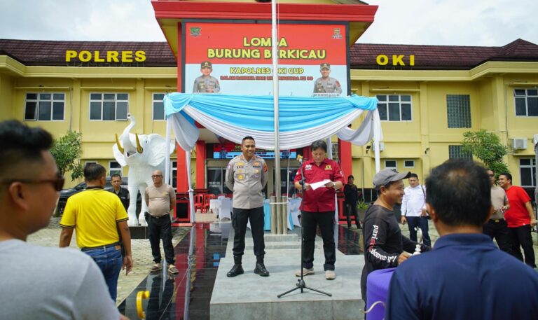 Sambut Hari Bhayangkara ke-80, Polres Ogan Komering Ilir Gelar Event Burung Berkicau Kapolres OKI Cup
