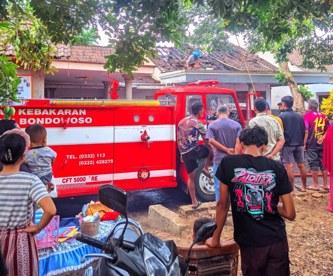 Rumah Warga di Grujugan Bondowoso Terbakar Saat Ditinggal ke Sawah, Kerugian Ditaksir Rp125 Juta