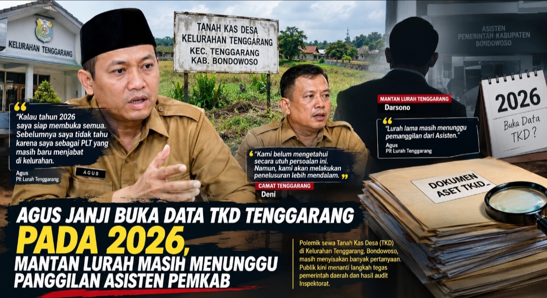 Dugaan Penyelewengan TKD Tenggarang Bondowoso Menguap, Plt Lurah Siap Menutupi PAD 2026